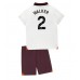 Manchester City Kyle Walker #2 Dětské Oblečení Venkovní Dres 2023-24 Krátkým Rukávem (+ trenýrky)
